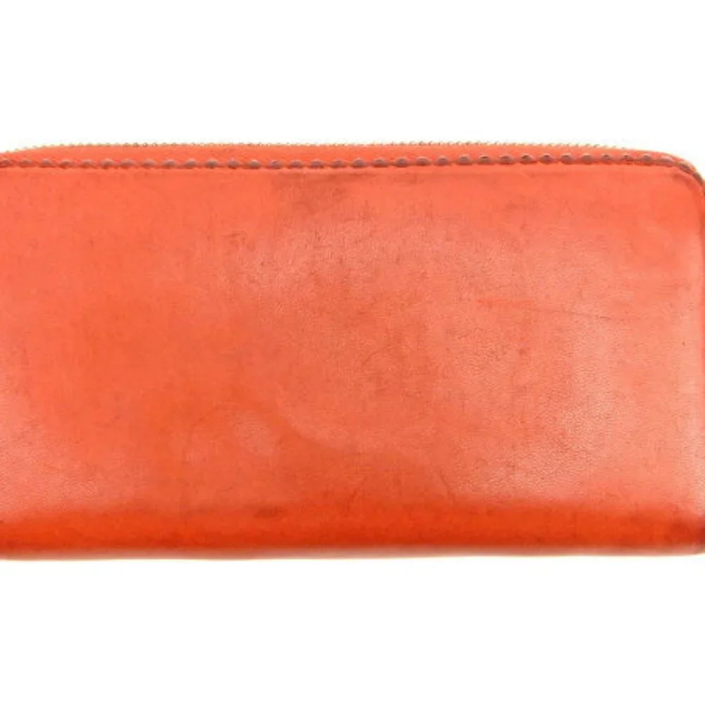 Loewe Wallet Purse Monogram Mini Agenda Red Woman unisex Authentic Used Y6596 - Picture 4 of 6